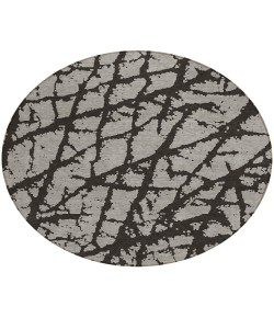 Addison Chantille ACN501 Black 8 ft. x 8 ft. Round Rug