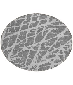 Addison Chantille ACN501 Charcoal 8 ft. x 8 ft. Round Rug