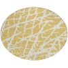 Addison Chantille ACN501 Gold 8 ft. x 8 ft. Round Rug