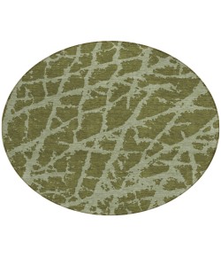 Addison Chantille ACN501 Olive 8 ft. x 8 ft. Round Rug