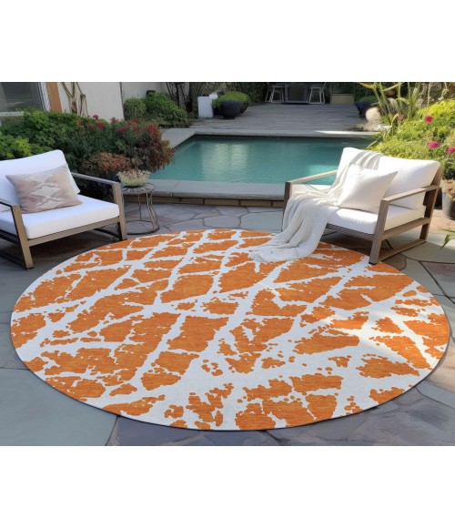 Chantille ACN501 Orange 8' x 8' Rug