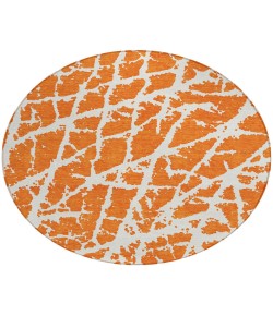 Addison Chantille ACN501 Orange 8 ft. x 8 ft. Round Rug