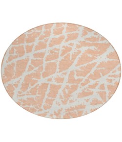 Addison Chantille ACN501 Peach 8 ft. x 8 ft. Round Rug