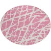 Addison Chantille ACN501 Pink 8 ft. x 8 ft. Round Rug
