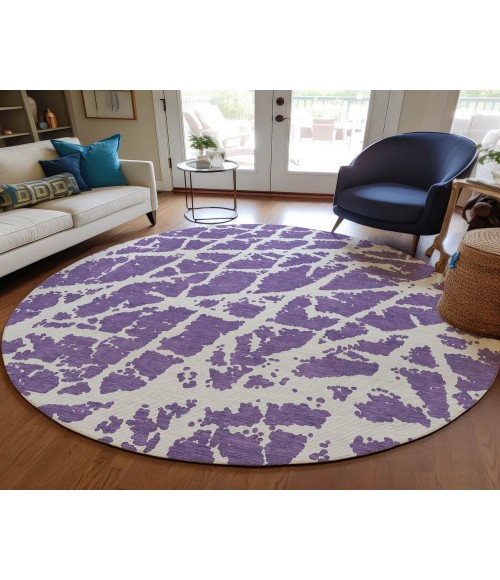 Chantille ACN501 Purple 8' x 8' Rug