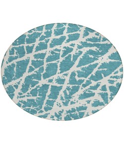 Addison Chantille ACN501 Teal 8 ft. x 8 ft. Round Rug