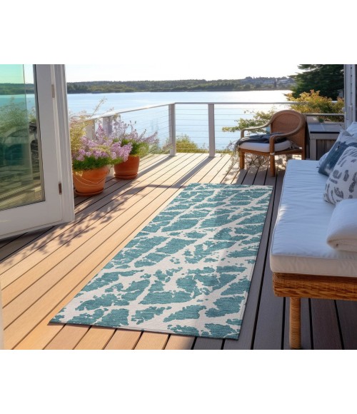 Chantille ACN501 Teal 2'3" x 7'6" Rug