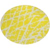 Addison Chantille ACN501 Yellow 8 ft. x 8 ft. Round Rug