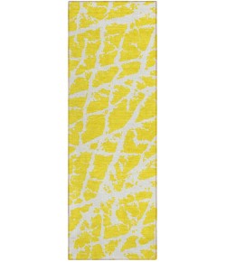 Addison Chantille ACN501 Yellow 2 ft. 3 in. x 7 ft. 6 in. Runner Rug