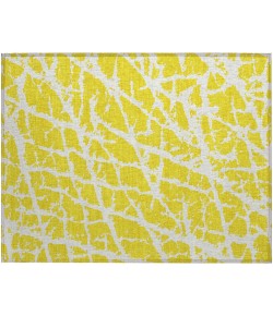 Addison Chantille ACN501 Yellow 1 ft. 8 in. x 2 ft. 6 in. Rectangle Rug