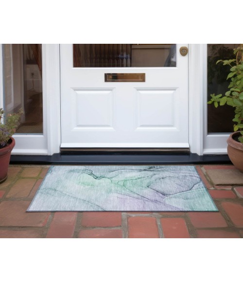 Chantille ACN502 Blue 1'8" x 2'6" Rug