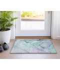 Chantille ACN502 Blue 1'8" x 2'6" Rug