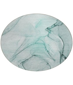 Addison Chantille ACN502 Teal 8 ft. x 8 ft. Round Rug