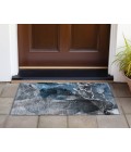 Chantille ACN503 Blue 1'8" x 2'6" Rug