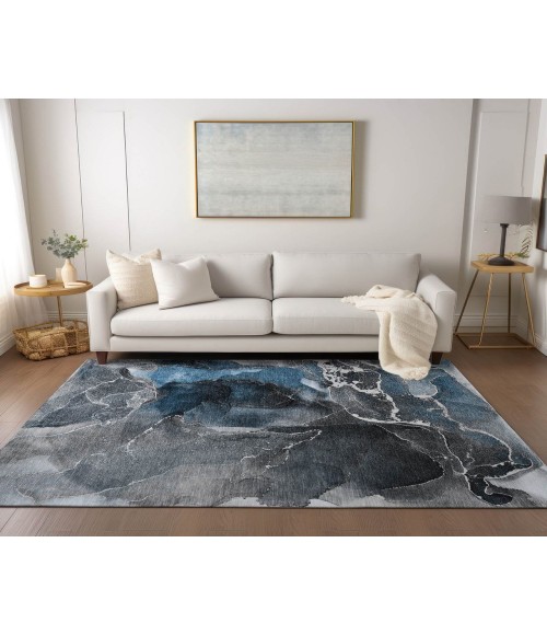 Chantille ACN503 Blue 3' x 5' Rug
