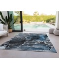 Chantille ACN503 Blue 3' x 5' Rug
