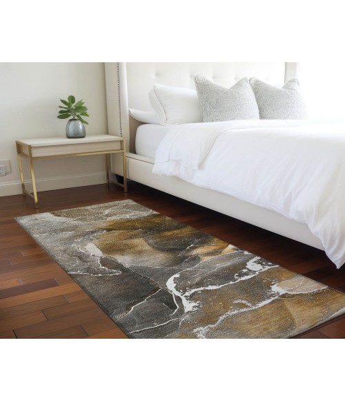 Chantille ACN503 Brown 2'3" x 7'6" Rug