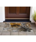 Chantille ACN503 Brown 1'8" x 2'6" Rug