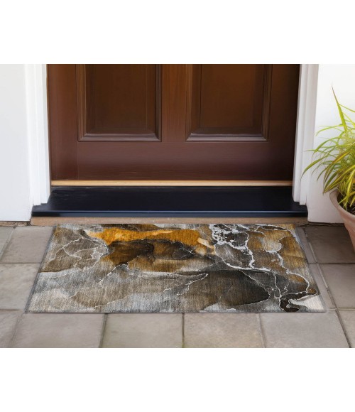 Chantille ACN503 Brown 1'8" x 2'6" Rug