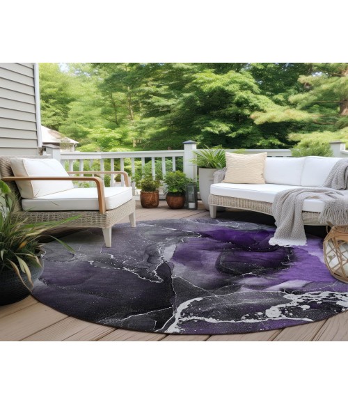 Chantille ACN503 Purple 8' x 8' Rug
