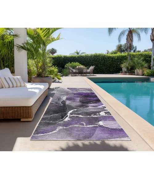 Chantille ACN503 Purple 2'3" x 7'6" Rug
