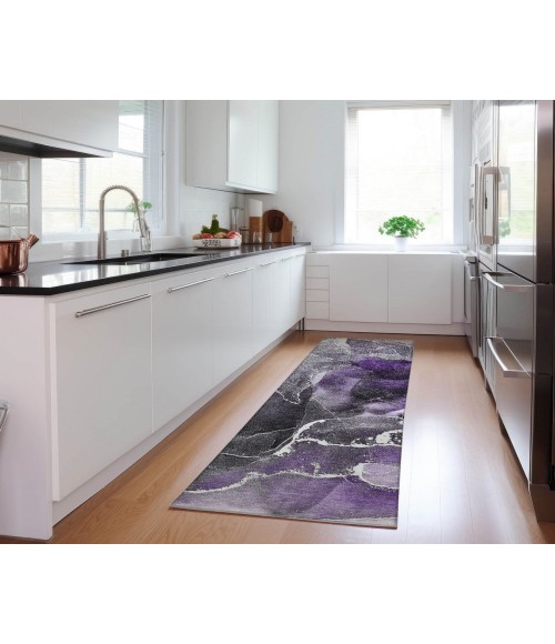 Chantille ACN503 Purple 2'3" x 7'6" Rug