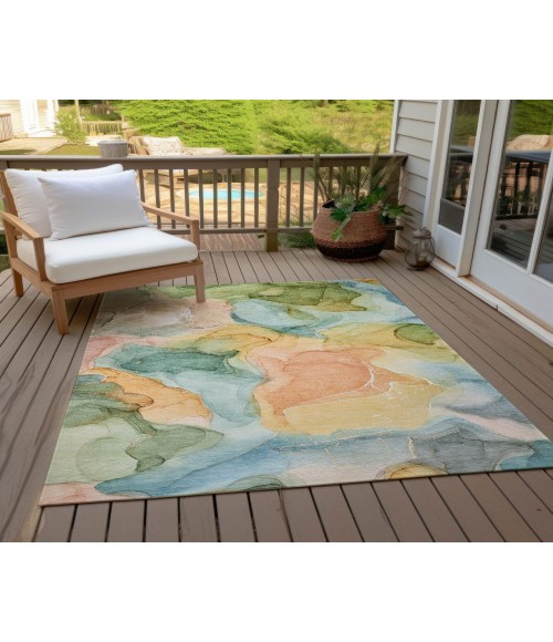 Chantille ACN504 Blue 3' x 5' Rug