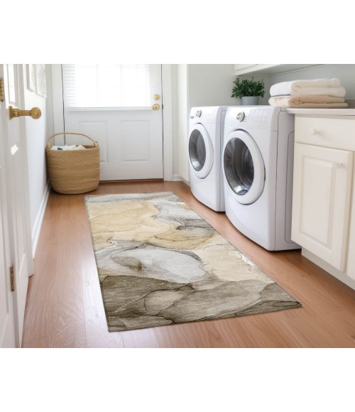 Chantille ACN504 Brown 2'3" x 7'6" Rug