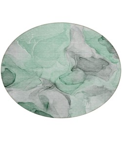 Addison Chantille ACN504 Green 8 ft. x 8 ft. Round Rug