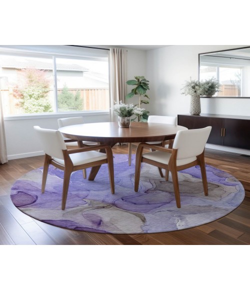 Chantille ACN504 Purple 8' x 8' Rug