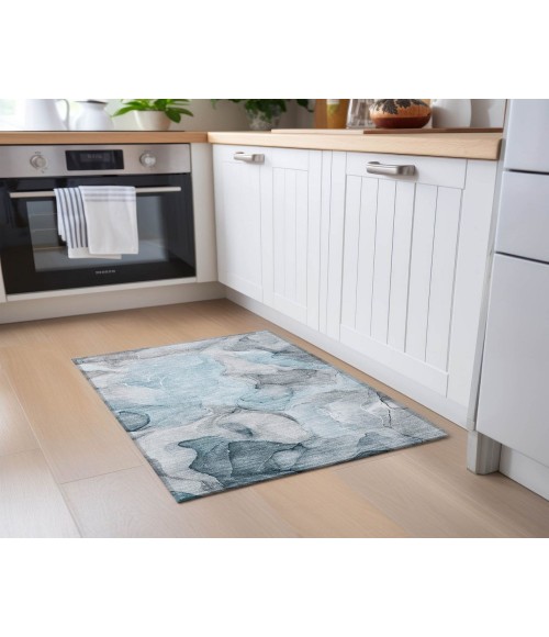 Chantille ACN504 Teal 1'8" x 2'6" Rug
