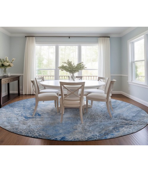 Chantille ACN505 Navy 8' x 8' Rug