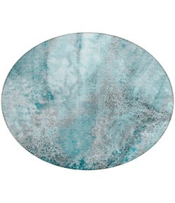 Addison Chantille ACN505 Teal 8 ft. x 8 ft. Round Rug