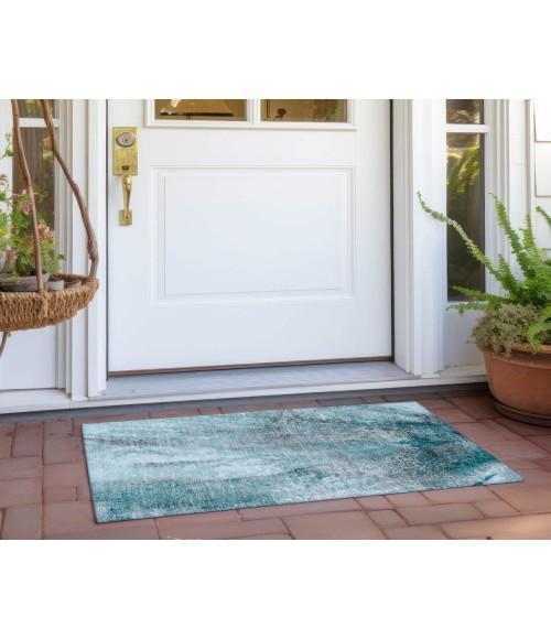 Chantille ACN505 Teal 1'8" x 2'6" Rug