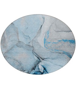Addison Chantille ACN506 Blue 8 ft. x 8 ft. Round Rug