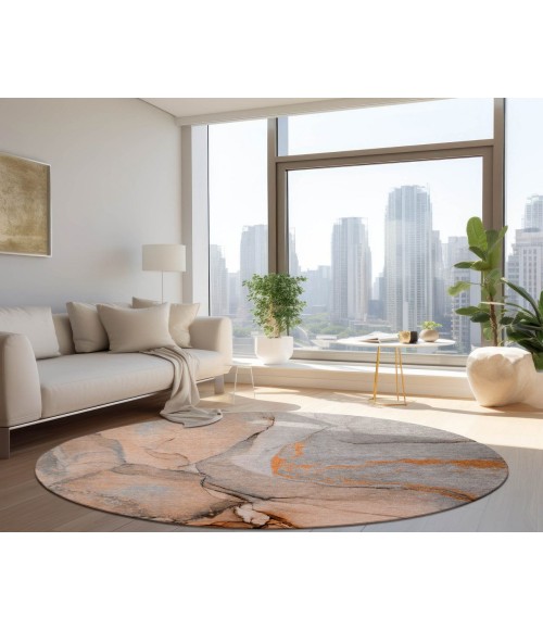 Chantille ACN506 Orange 8' x 8' Rug