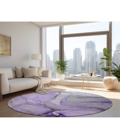 Chantille ACN506 Purple 8' x 8' Rug
