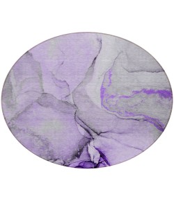 Addison Chantille ACN506 Purple 8 ft. x 8 ft. Round Rug