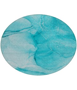 Addison Chantille ACN507 Teal 8 ft. x 8 ft. Round Rug