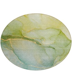 Addison Chantille ACN508 Green 8 ft. x 8 ft. Round Rug