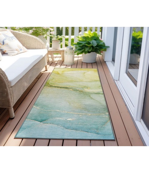 Chantille ACN508 Green 2'3" x 7'6" Rug