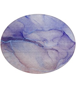 Addison Chantille ACN508 Navy 8 ft. x 8 ft. Round Rug