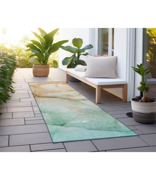 Chantille ACN508 Teal 2'3" x 7'6" Rug