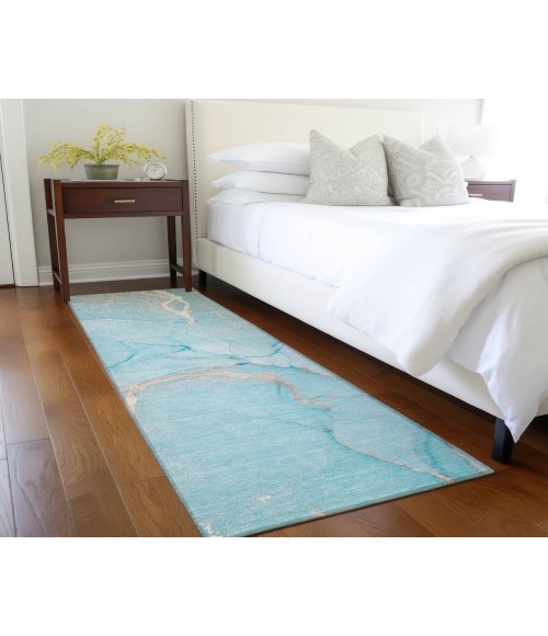 Chantille ACN510 Teal 2'3" x 7'6" Rug