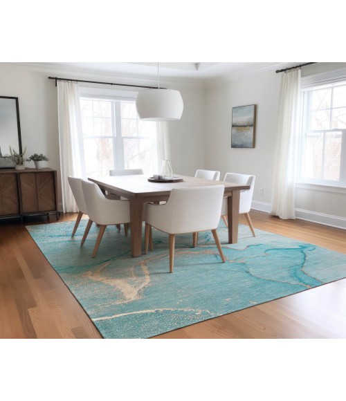 Chantille ACN510 Teal 8' x 10' Rug