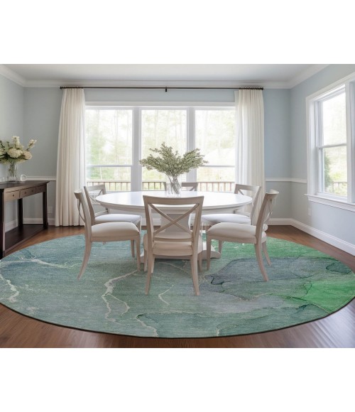 Chantille ACN511 Teal 8' x 8' Rug