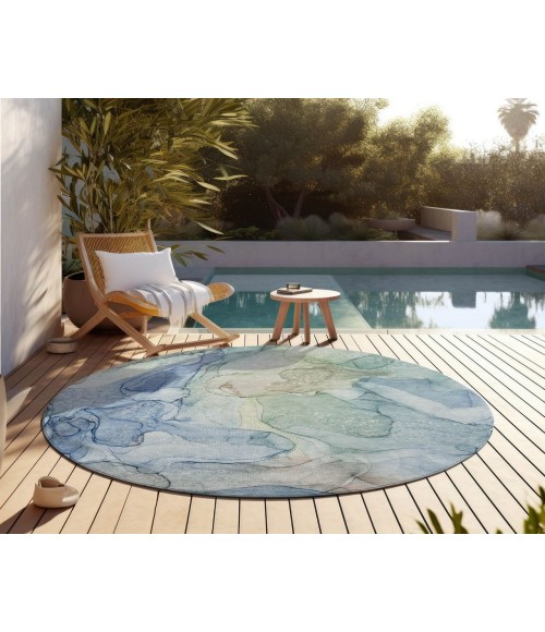 Chantille ACN512 Blue 8' x 8' Rug