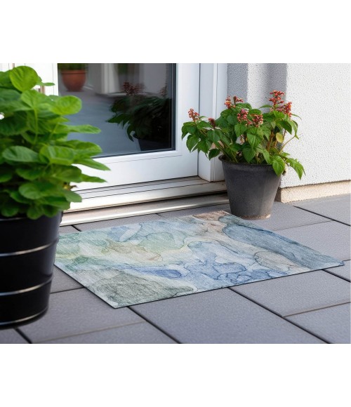 Chantille ACN512 Blue 1'8" x 2'6" Rug