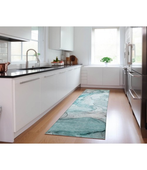 Chantille ACN512 Teal 2'3" x 7'6" Rug