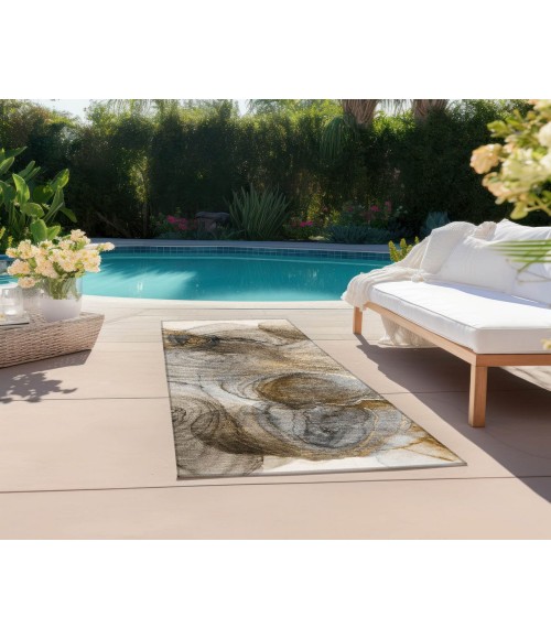 Chantille ACN513 Brown 2'3" x 7'6" Rug